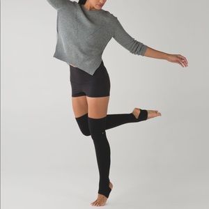 Lululemon Evolution Leg Warmers Graphite Grey